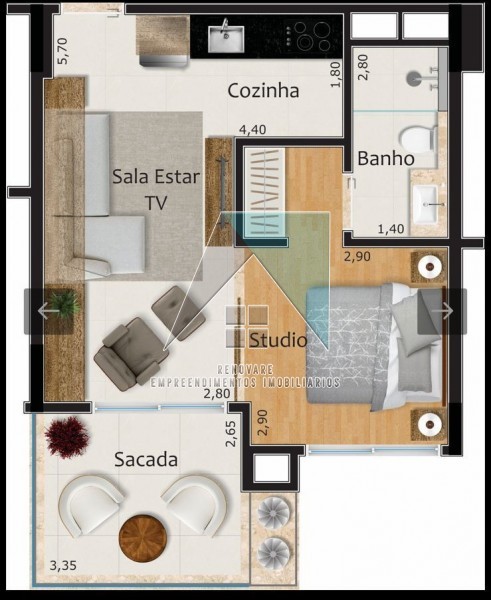 Renovare Empreendimentos Imobiliários | Imobiliária em Ribeirão Preto | Apartamento - Centro - Rifaina 